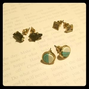 Set of 3 earrings